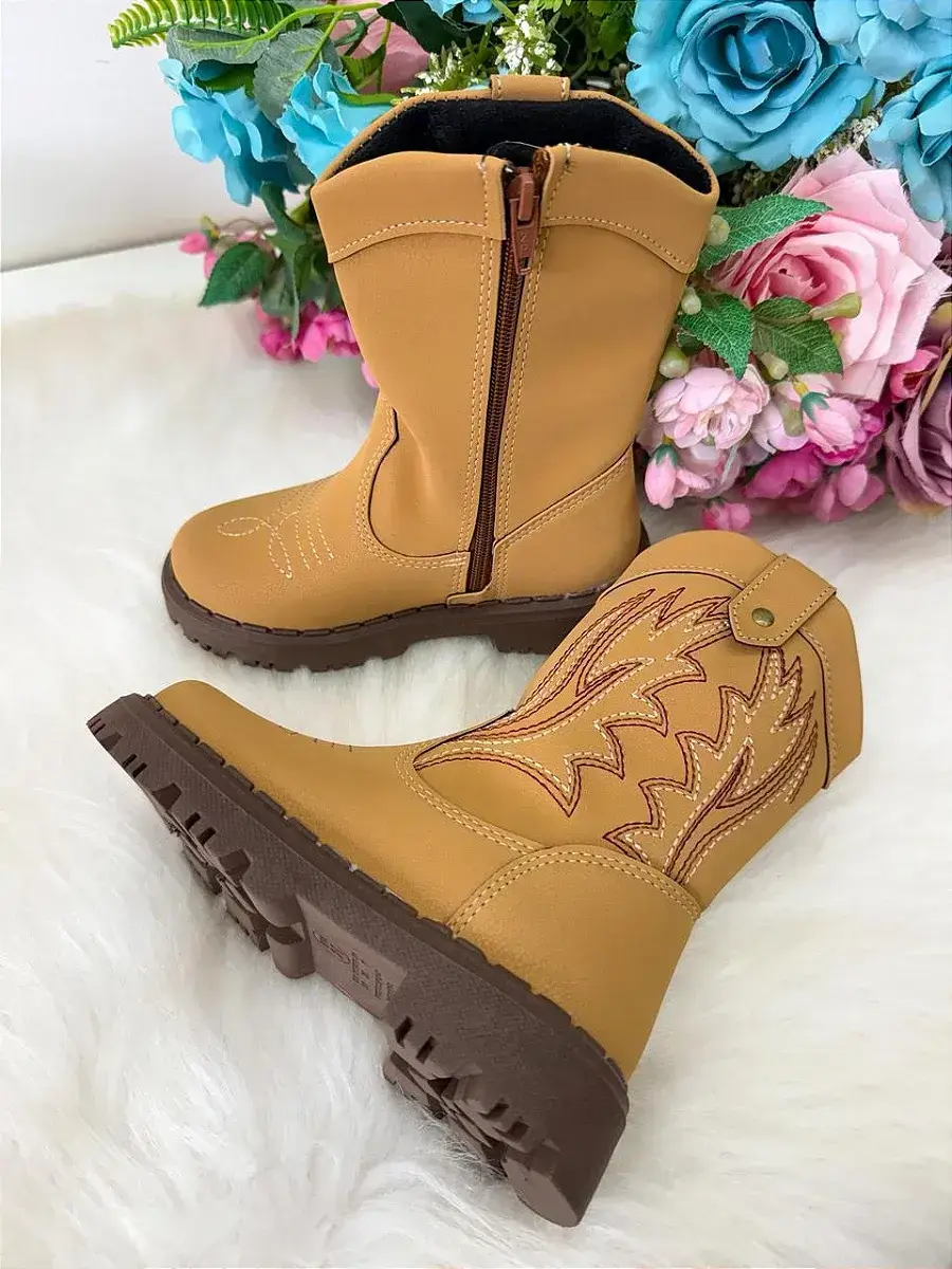 Bota texana masculina nilqi country mostarda, foto 4