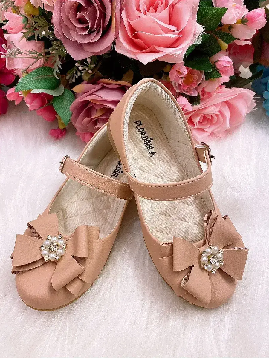 Sapatilha nude fosca rose