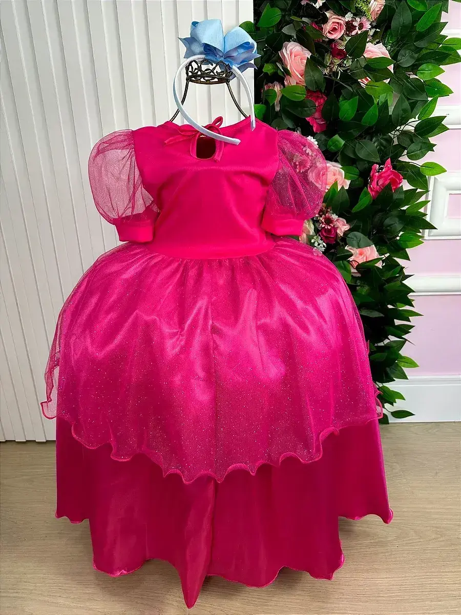 Fantasia longa princesa peach, foto 5