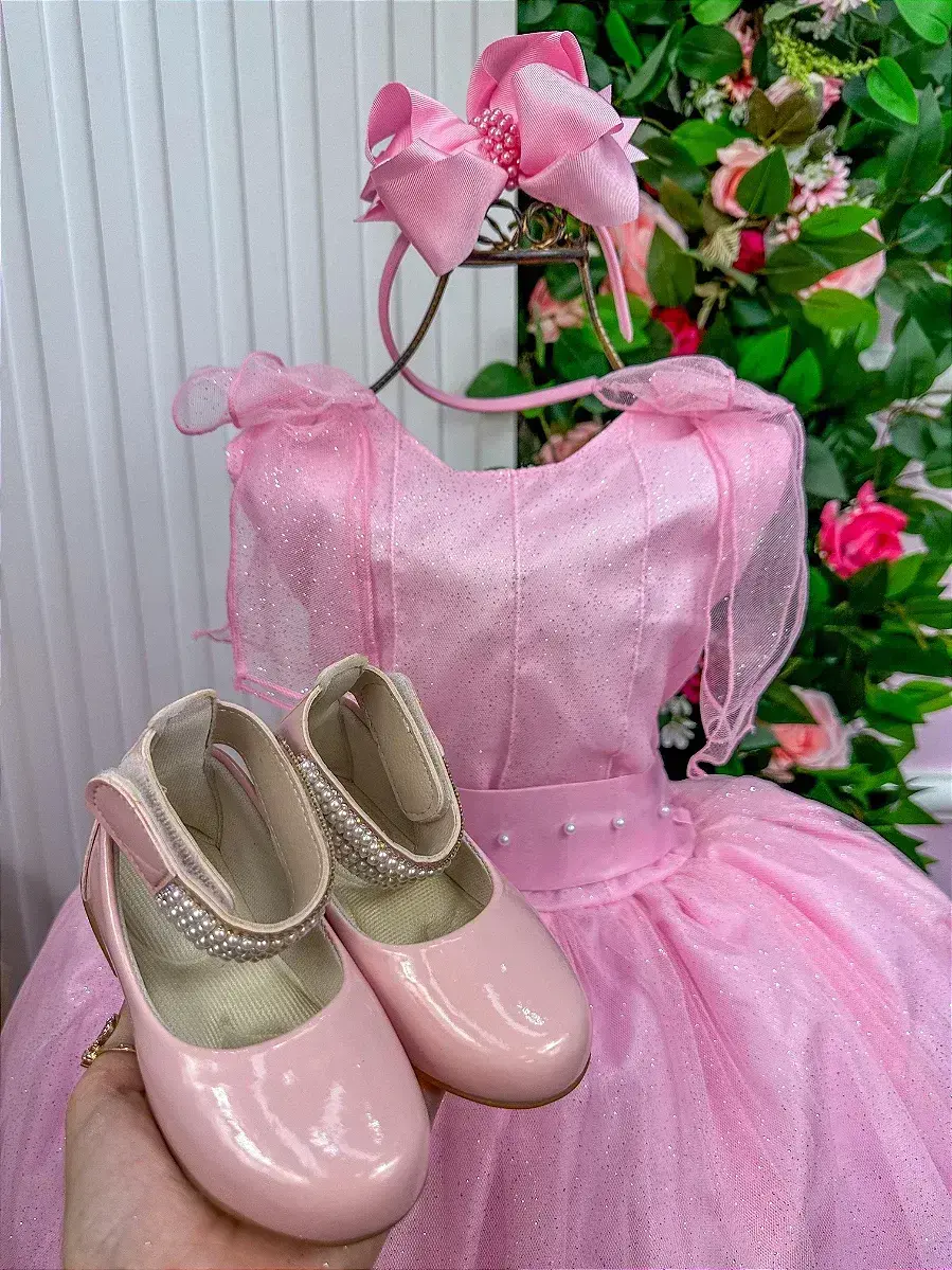 Vestido longo mel rosa, foto 4