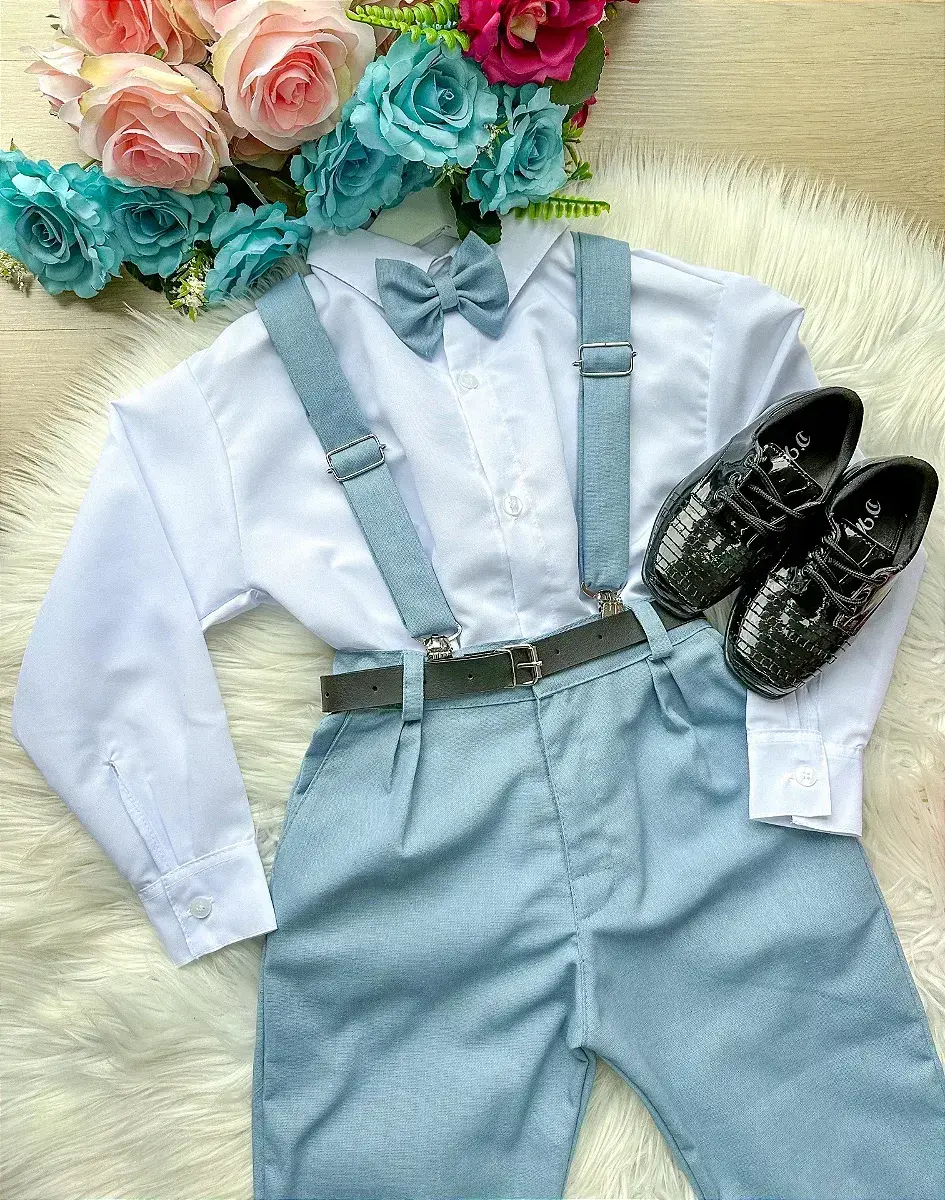 Conjunto leo suspensorio azul claro, foto 3