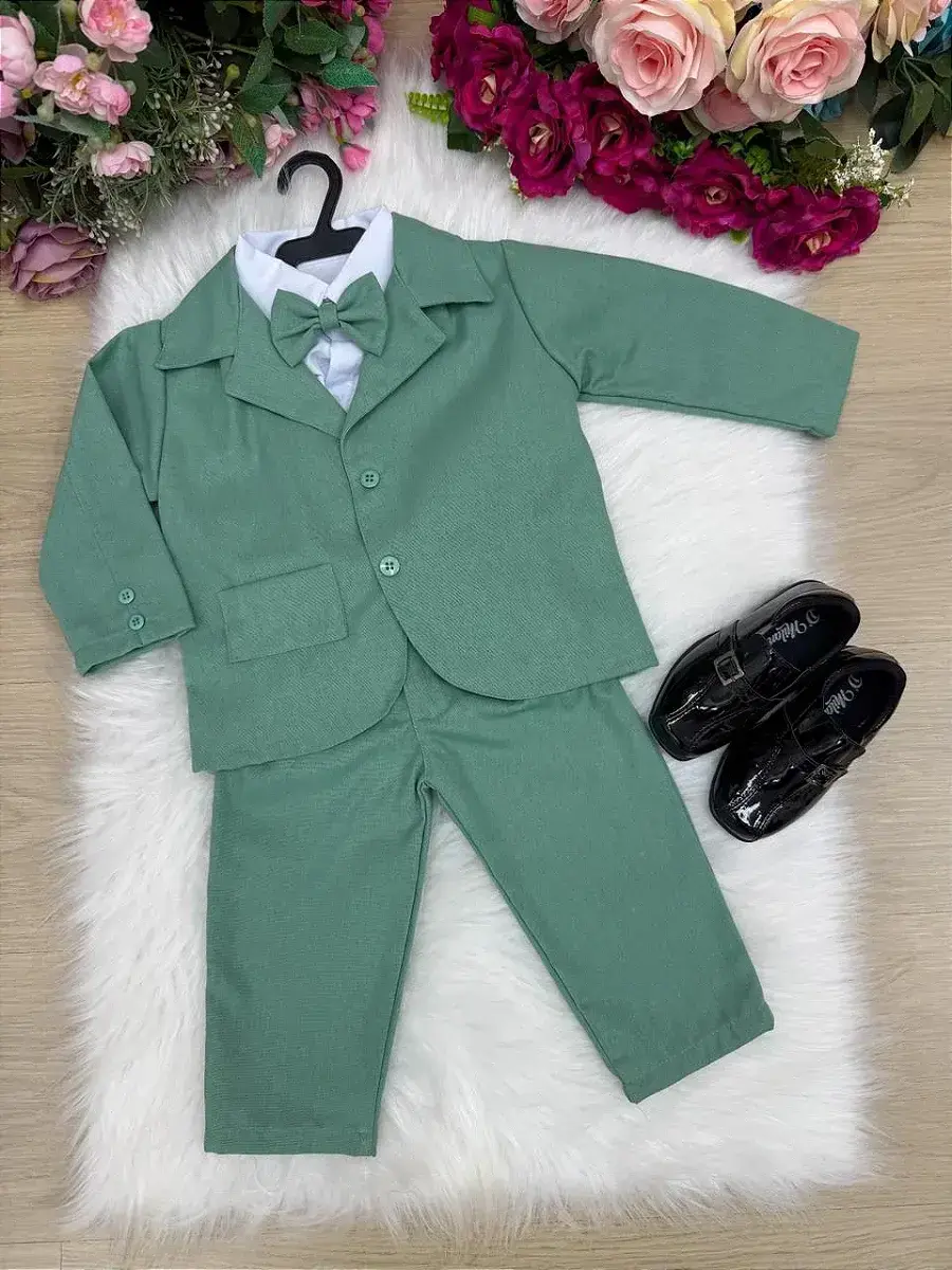 Conjunto social terno verde, foto 3