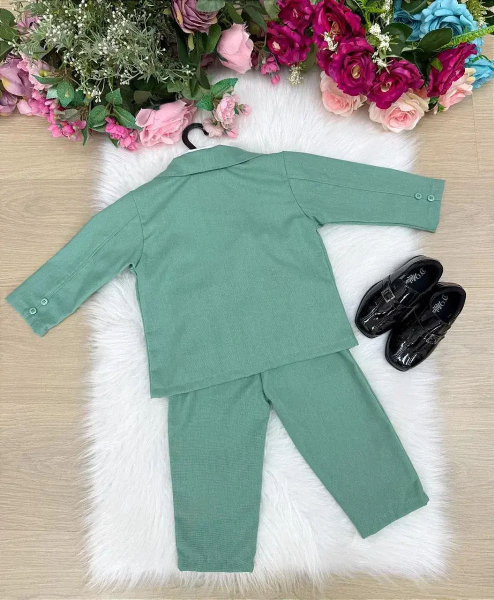Conjunto social terno verde, foto 6