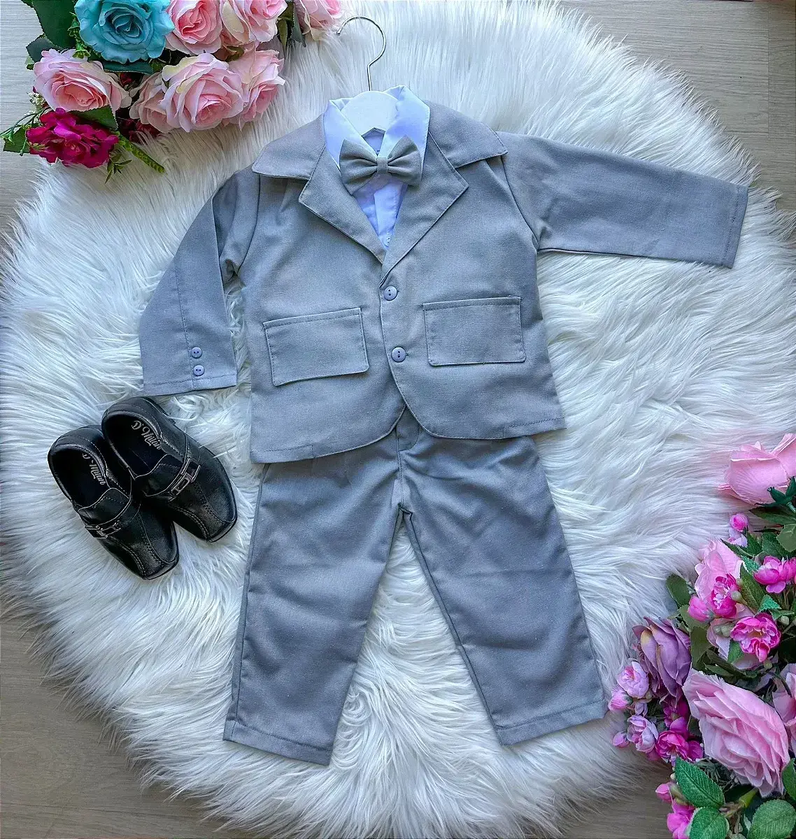 Conjunto social terno cinza, foto 2