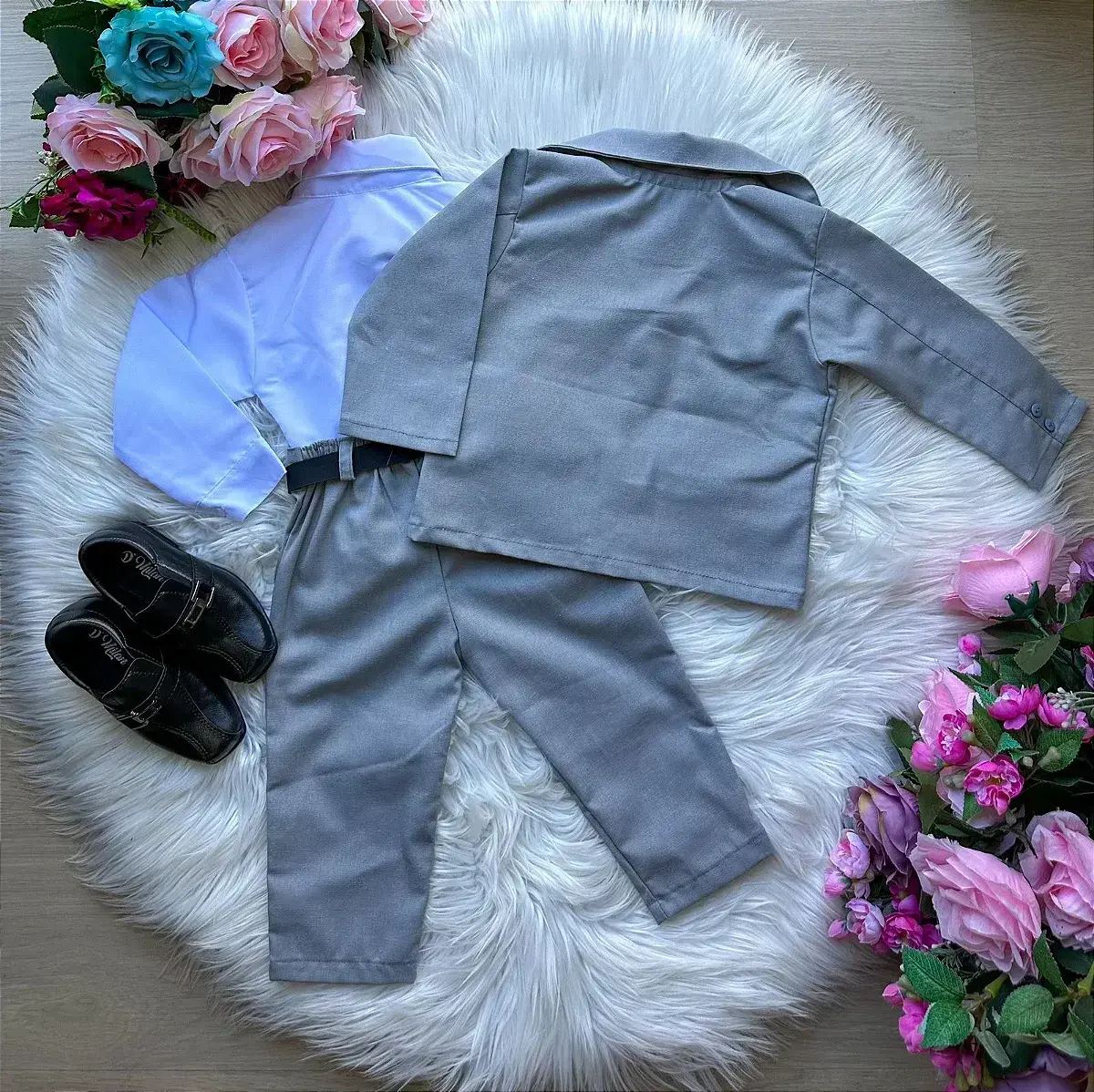 Conjunto social terno cinza, foto 3