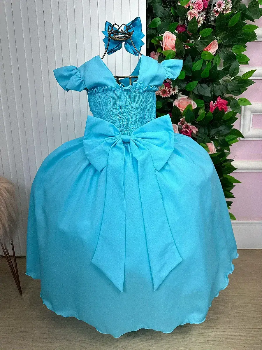 Vestido ariane longo azul tifanny, foto 6