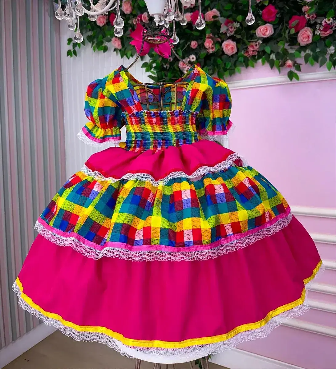 Vestido junino festa priscila pink, foto 6