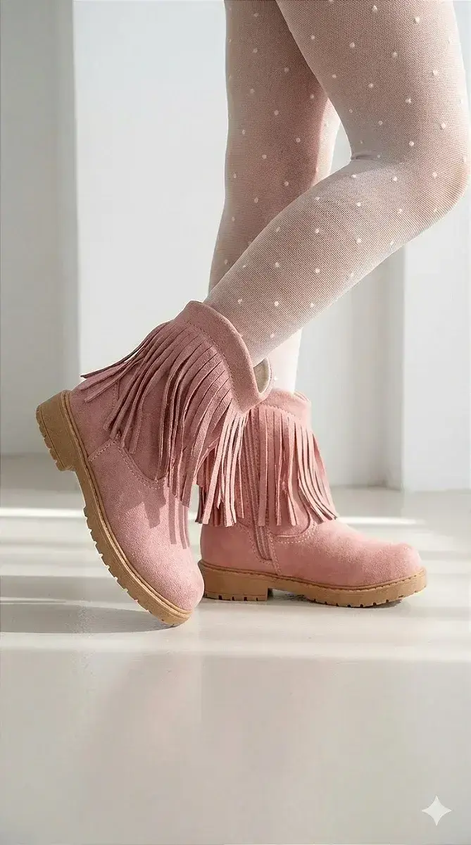 Bota\coturno love rosa