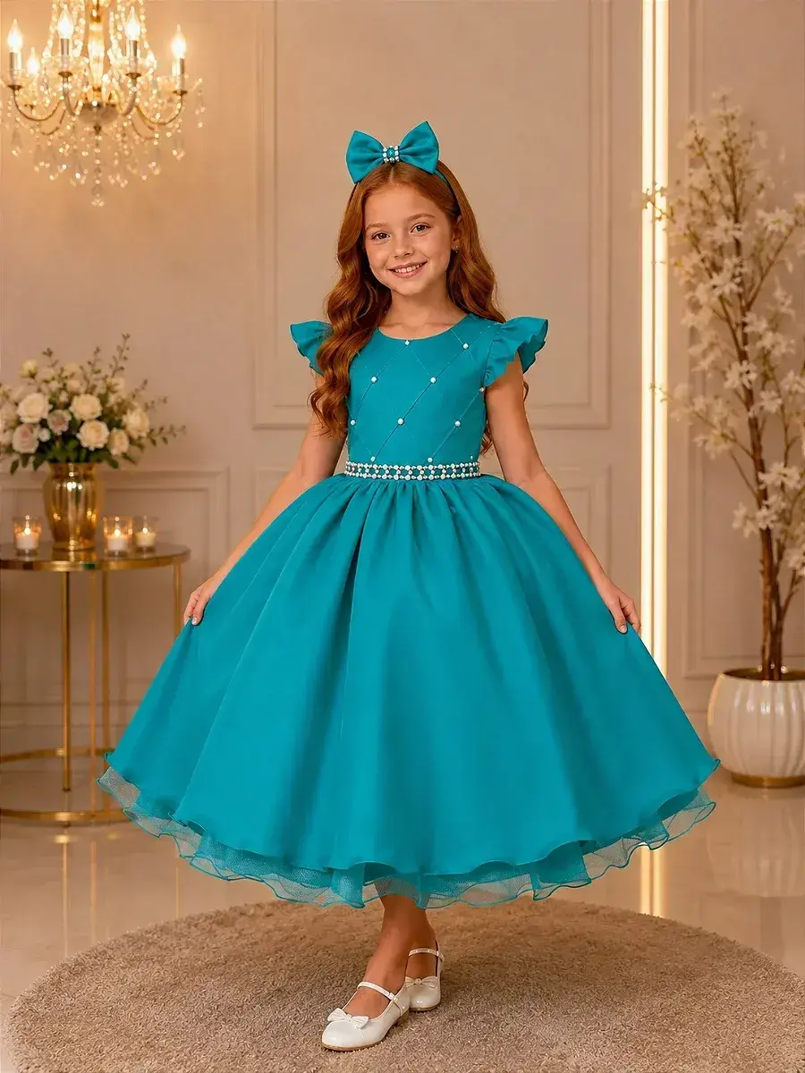 Vestido francine verde jade