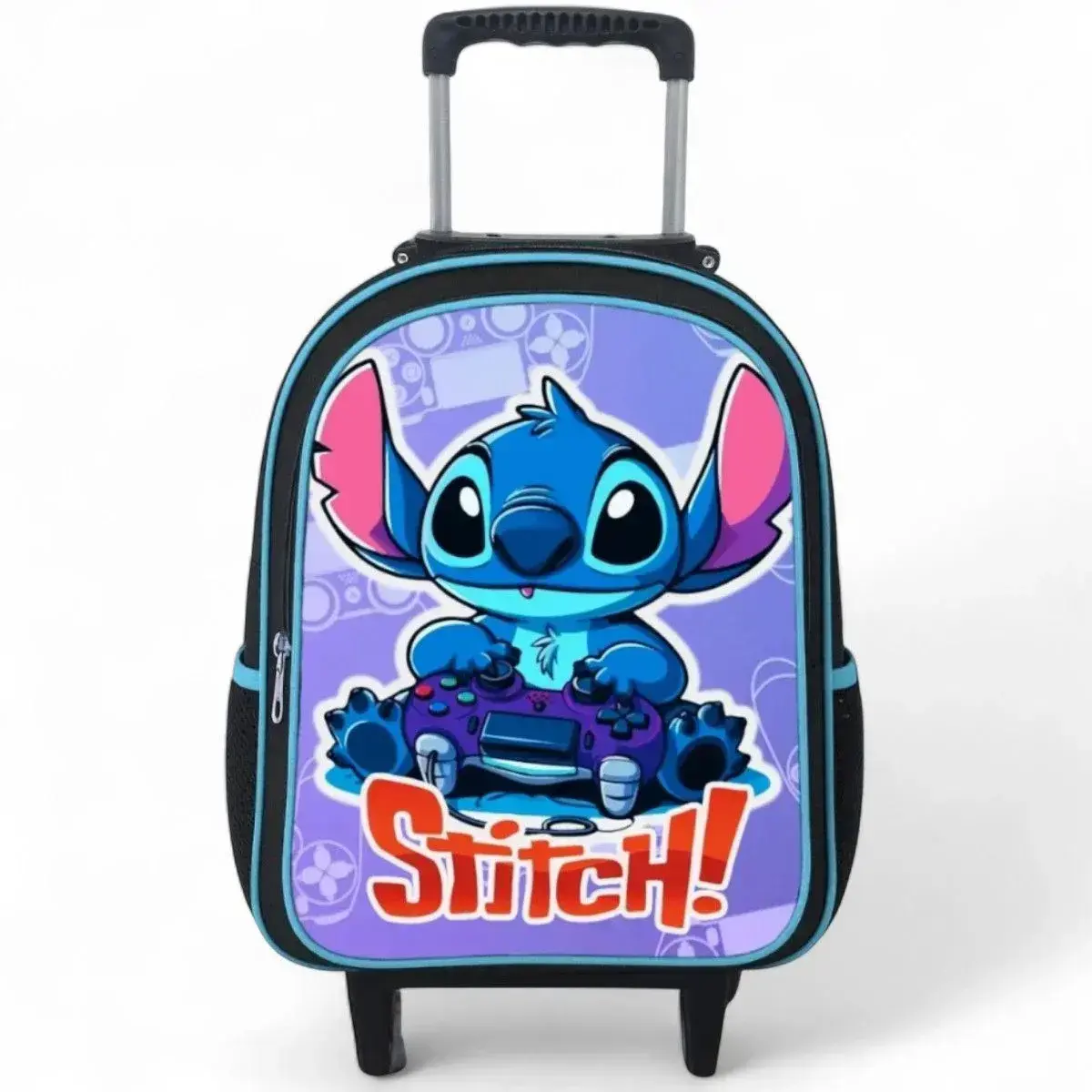 Mochila rodinhas Stitch masculino estojo de brinde, foto 3