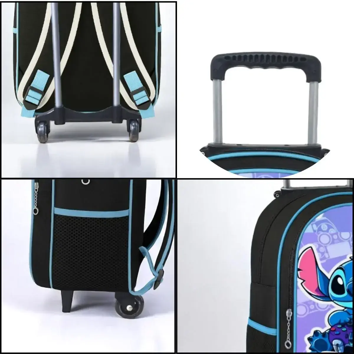 Mochila rodinhas Stitch masculino estojo de brinde, foto 6