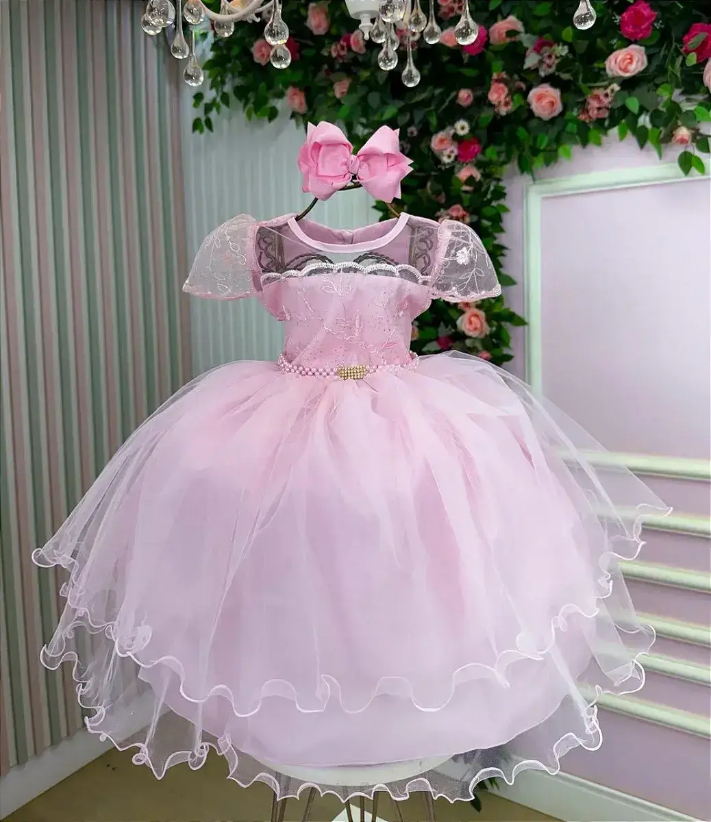 Vestido layla rosa