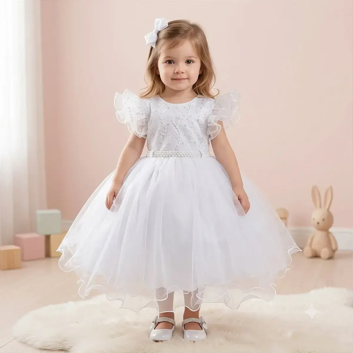 Vestido lara branco