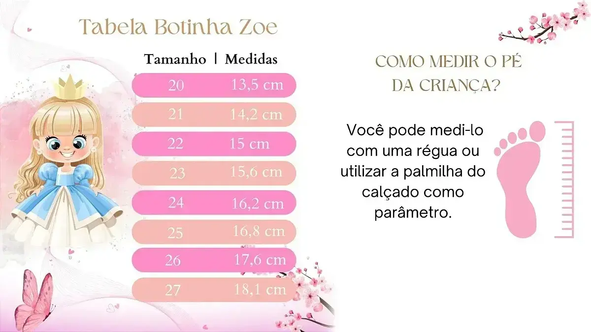 Guia de tamanhos