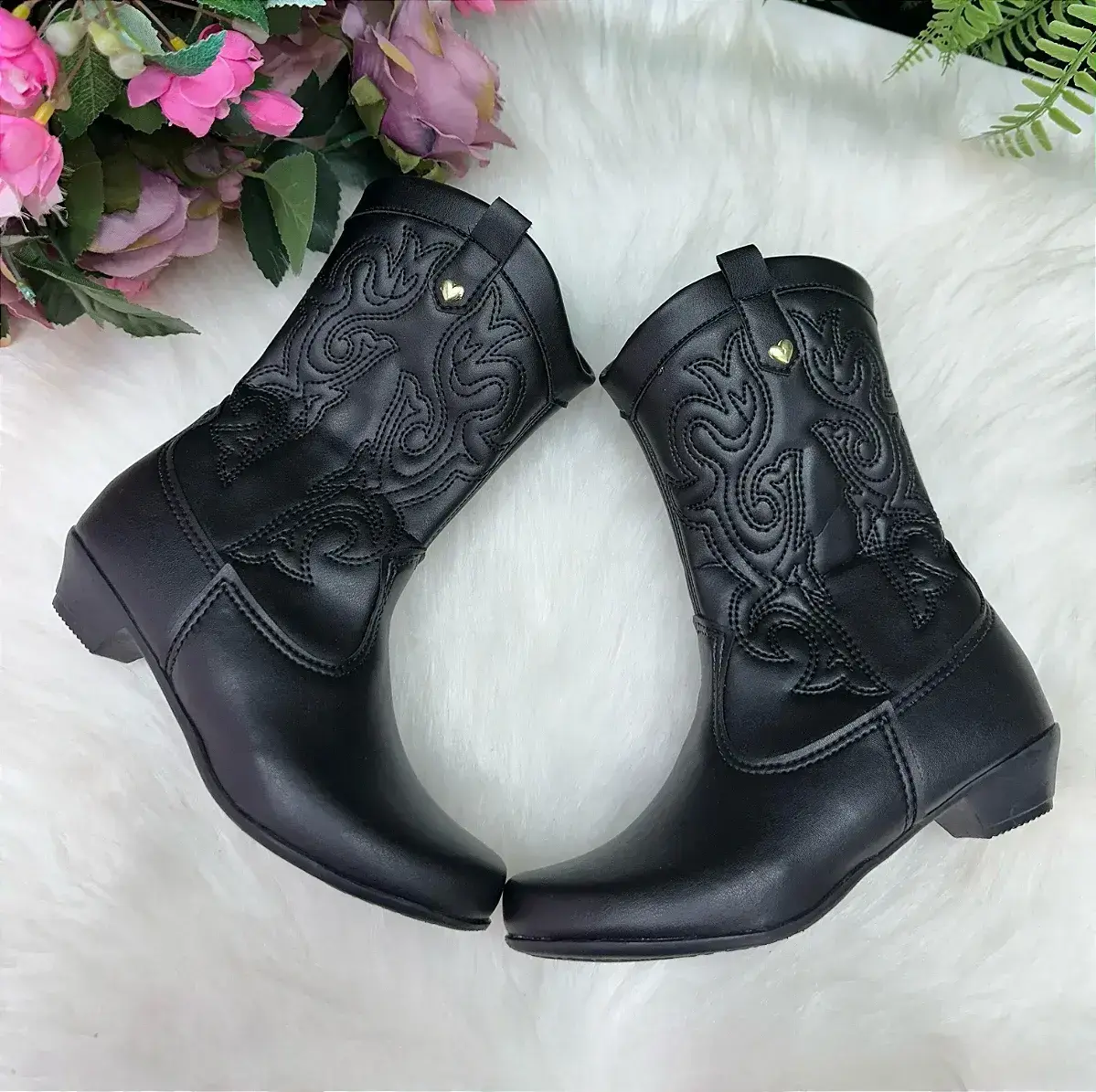 Bota coturno Boiadeira texana maria preta, foto 4