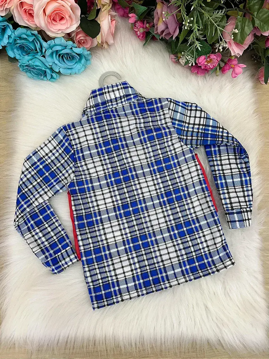 Camisa junina xadrez são joão colete vermelho, foto 8