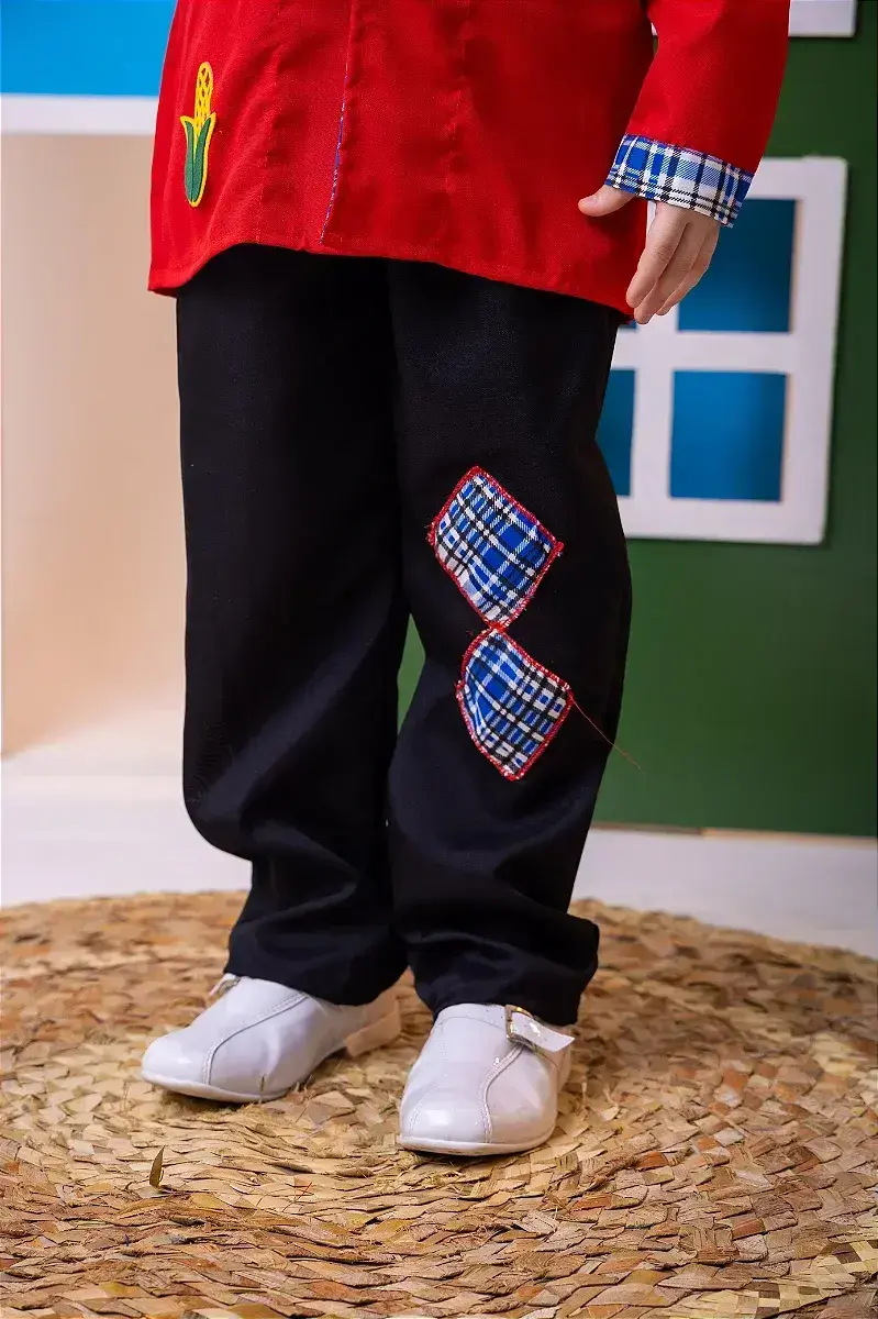Conjunto junino seu terno vermelho, foto 5