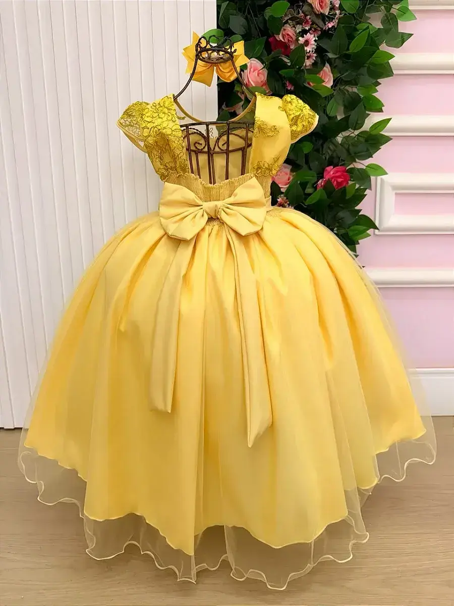 Vestido longo carol amarelo, foto 6