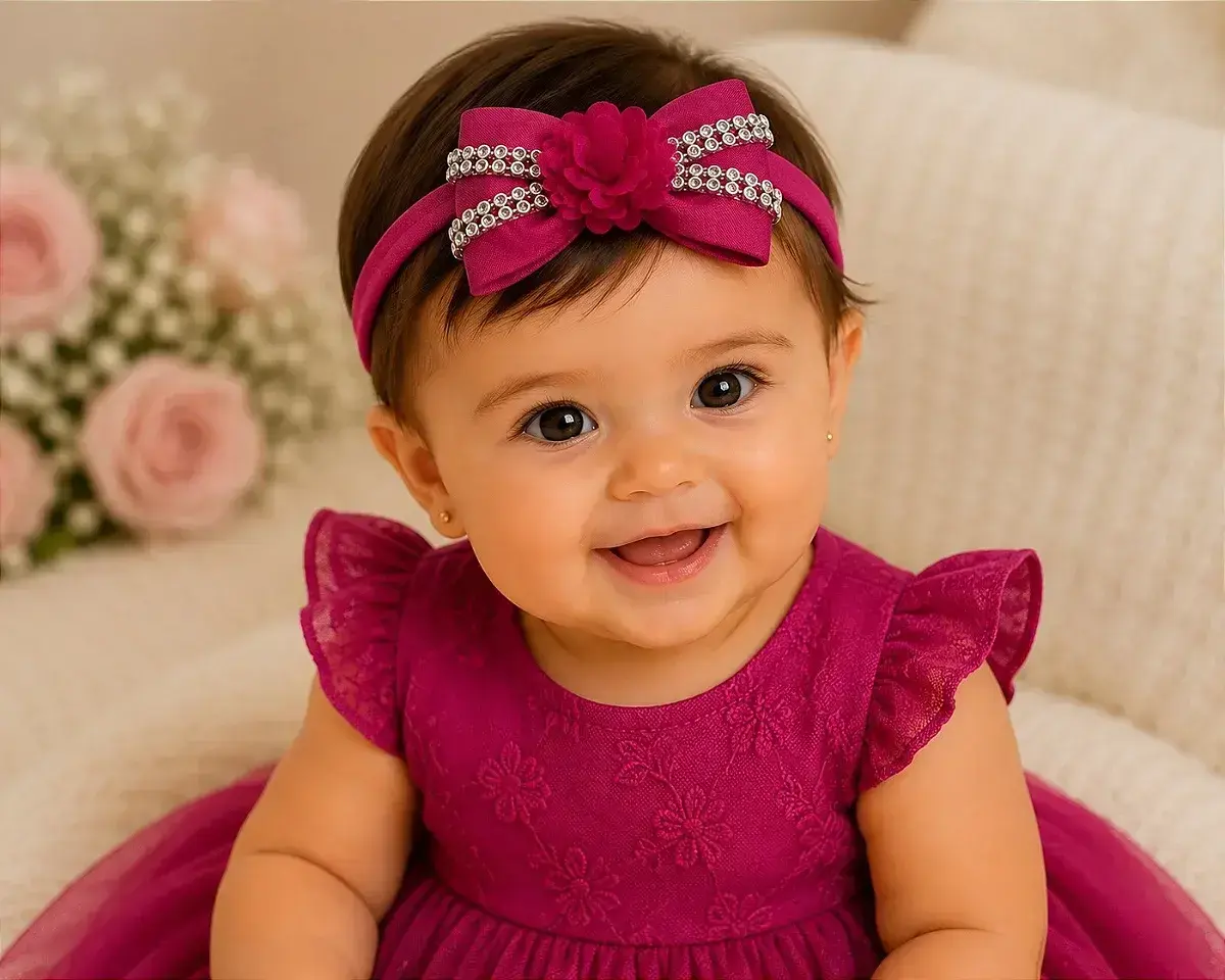 Faixa pink laço