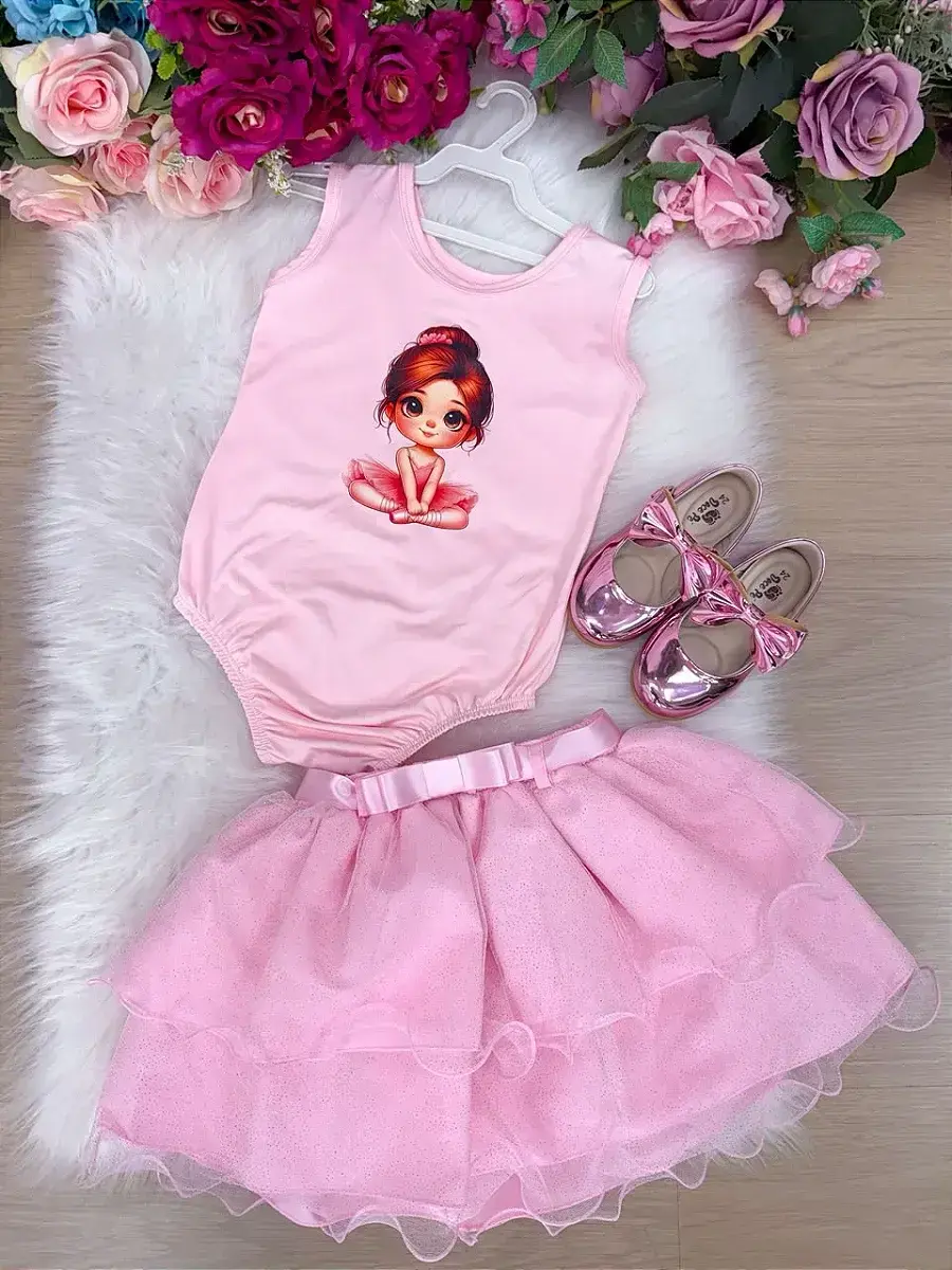 Conjunto bailarina rosa, foto 3