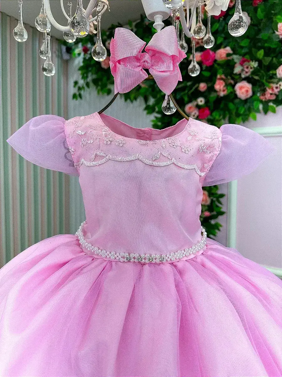 Vestido rosa carina, foto 2