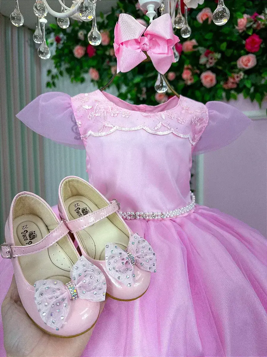 Vestido rosa carina, foto 3