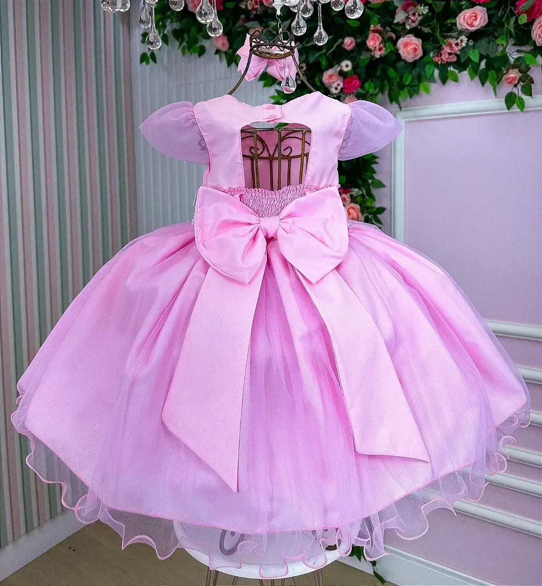 Vestido rosa carina, foto 4