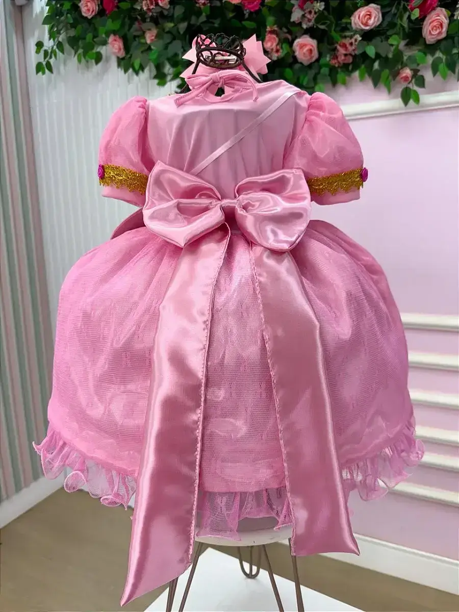 Fantasia festa princesa rosa, foto 8