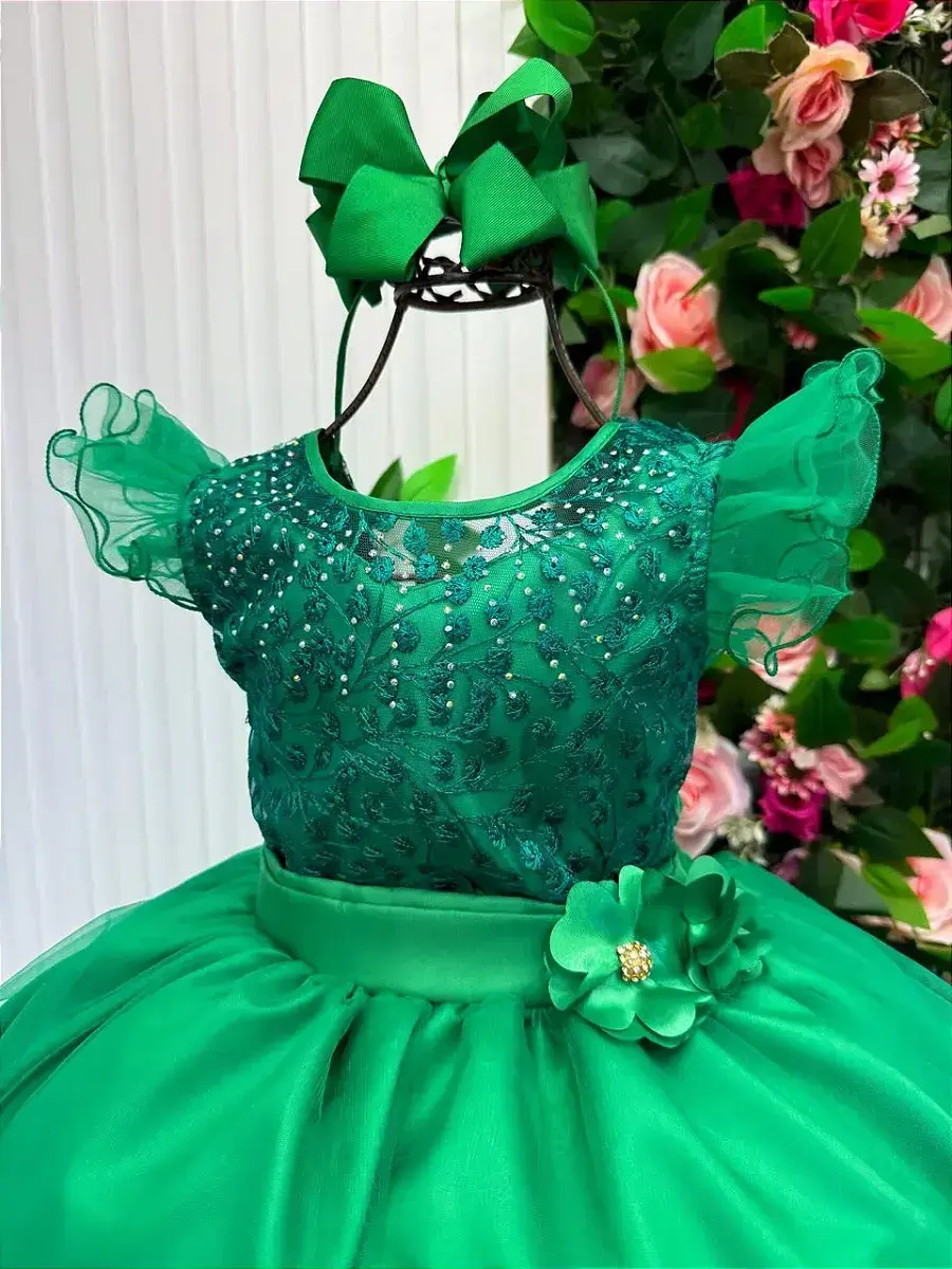 Vestido longo suzy verde bandeira, foto 5