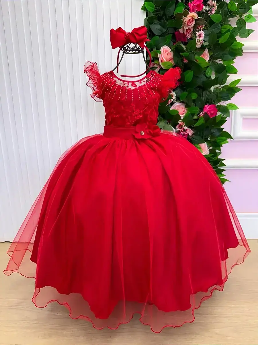 Vestido longo suzy vermelho, foto 2