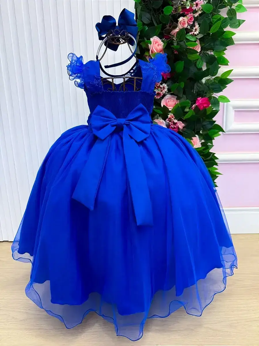 Vestido longo suzy azul royal, foto 6