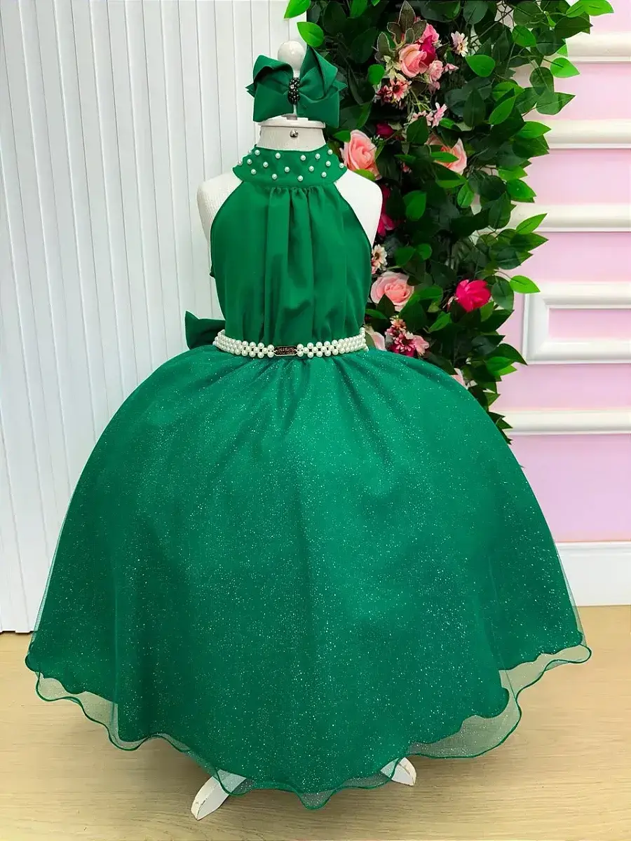 Vestido longo âmbar verde bandeira, foto 4