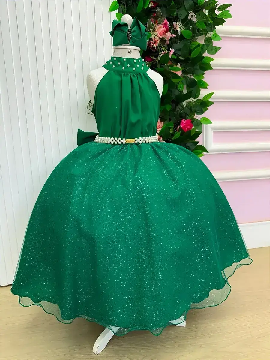 Vestido longo âmbar verde bandeira, foto 6