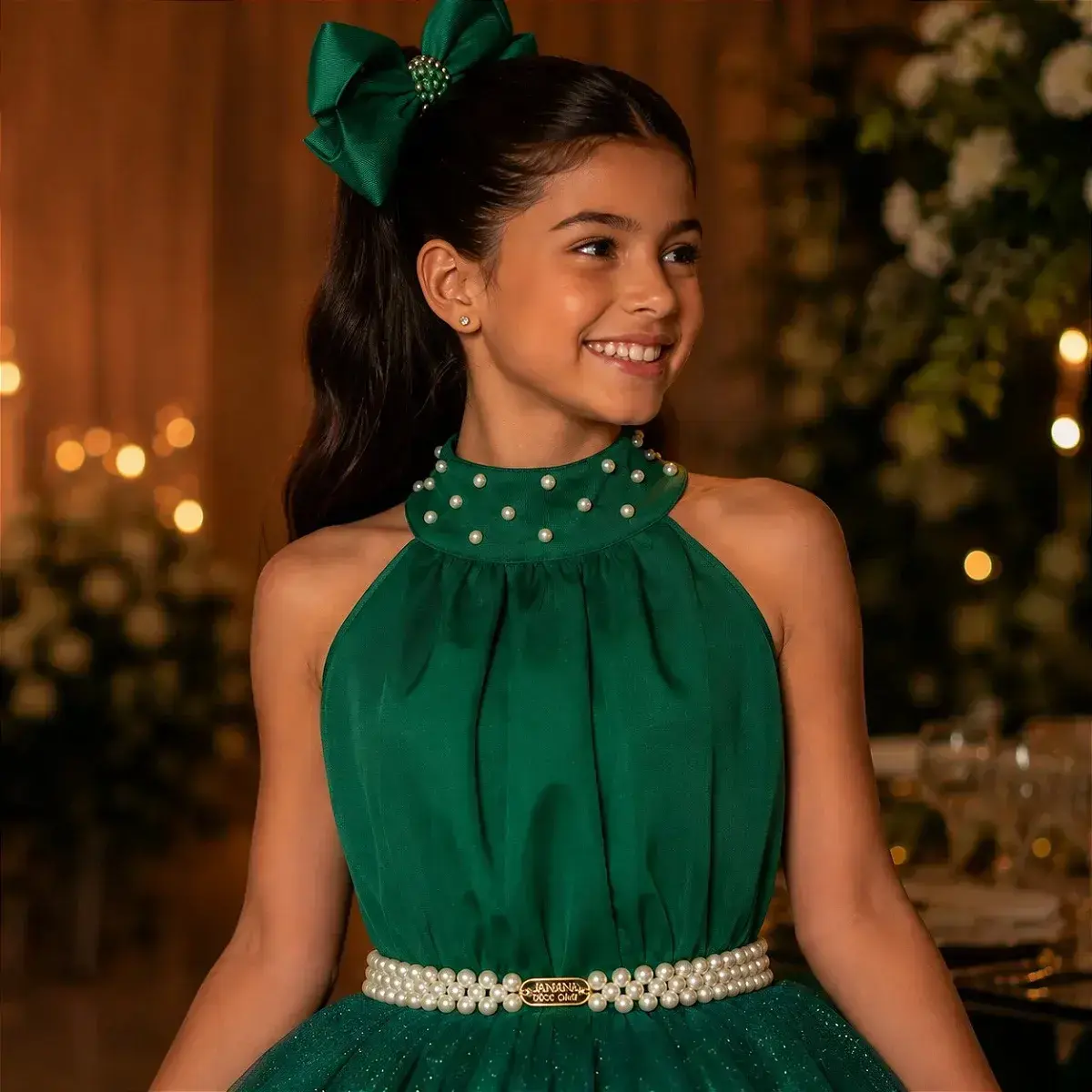 Vestido longo âmbar verde bandeira, foto 2
