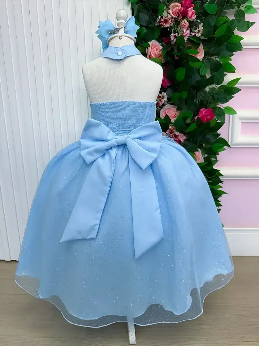 Vestido longo âmbar azul, foto 8