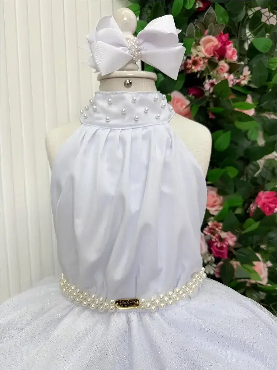 Vestido longo âmbar branco, foto 5