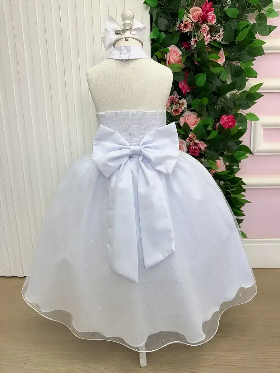 Vestido longo âmbar branco, foto 7
