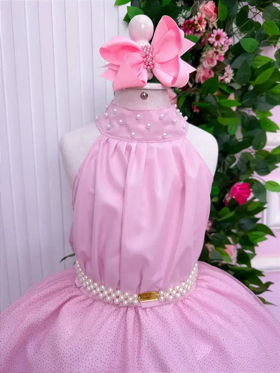 Vestido longo âmbar rosa, foto 6