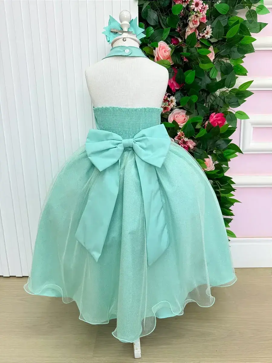 Vestido longo âmbar verde menta, foto 8