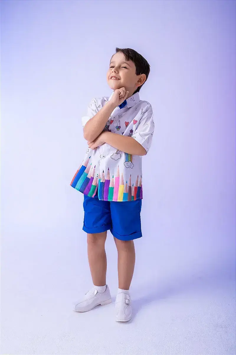 Conjunto lapis aquarela azul abc, foto 2