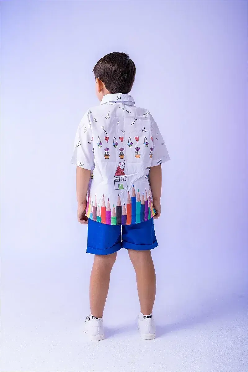 Conjunto lapis aquarela azul abc, foto 4
