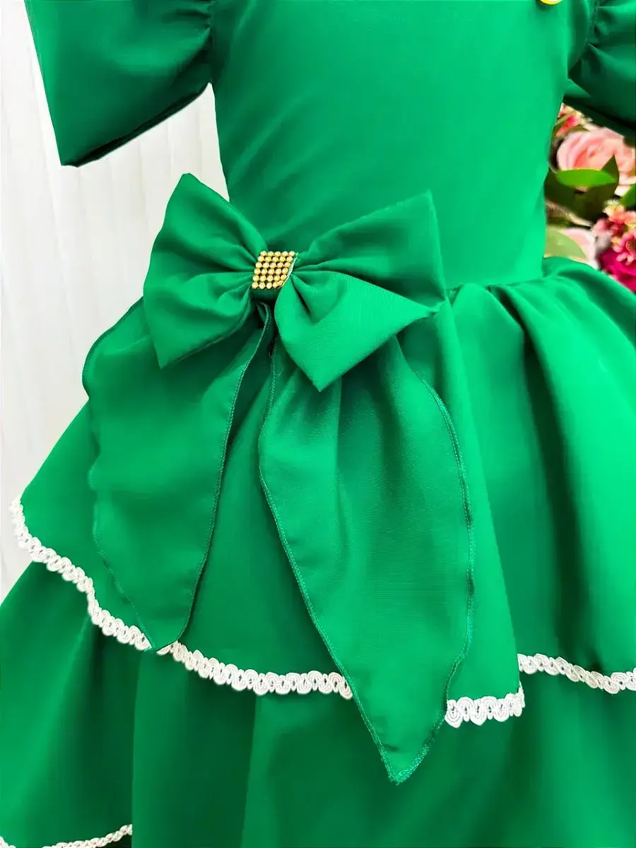 Vestido longo safira verde bandeira, foto 4