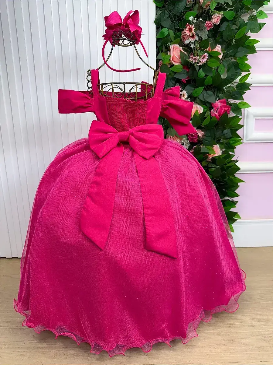 Vestido longo festa pink, foto 6
