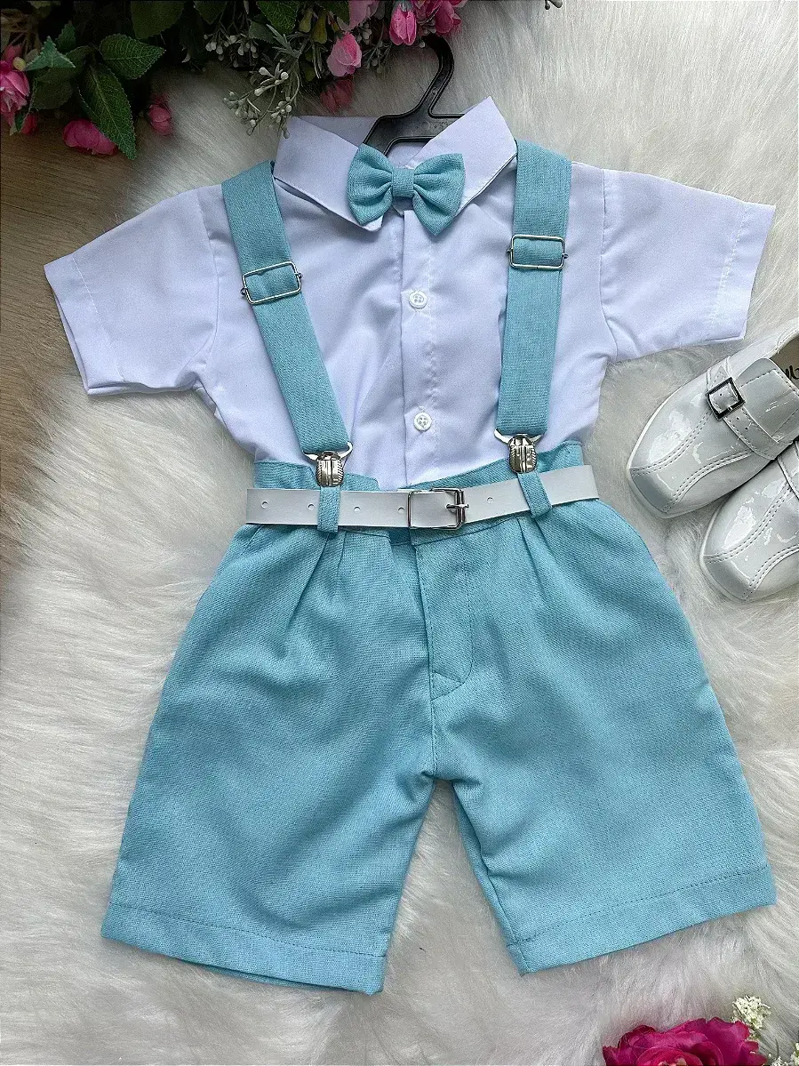 Conjunto suspensorio shorts azul, foto 2