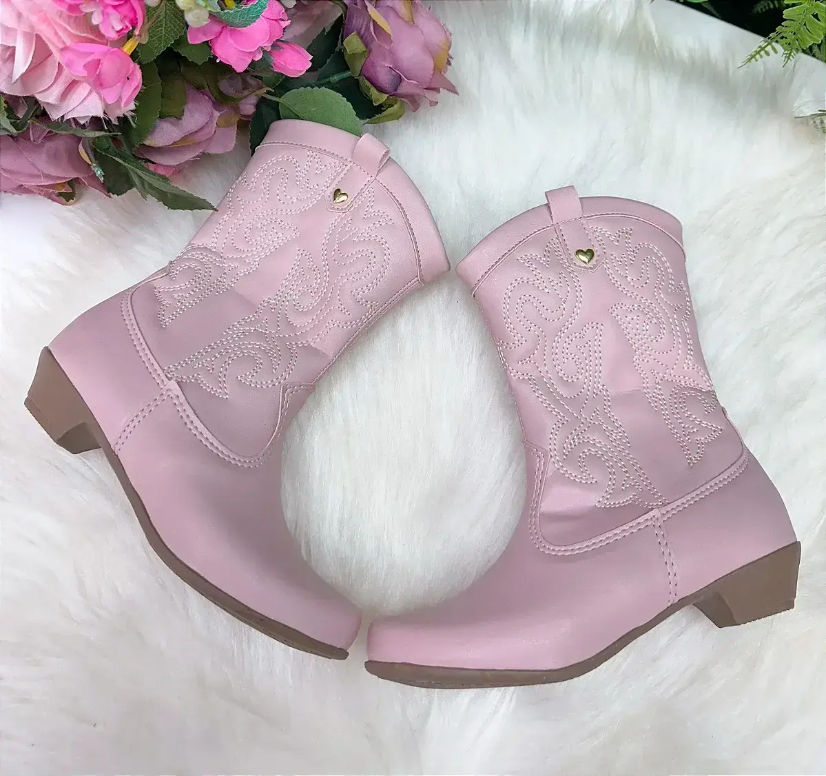 Bota coturno Boiadeira texana maria rosa, foto 4