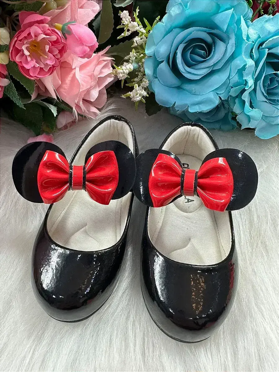 Sapatilha Minnie preto