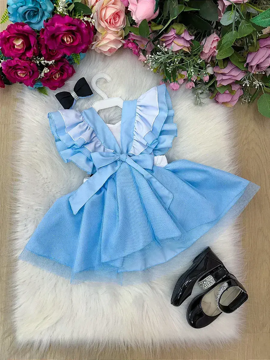 Vestido alice no pais das maravilhas, foto 5