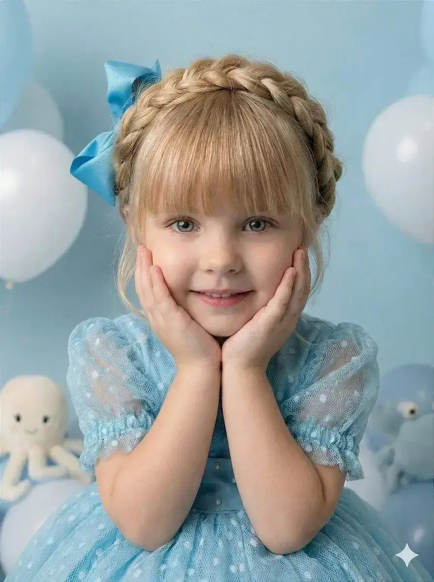 Vestido azul tiffany bolinhas, foto 4