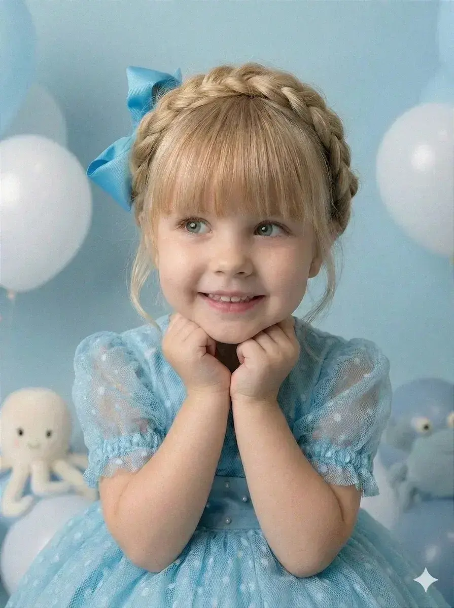 Vestido azul tiffany bolinhas, foto 5