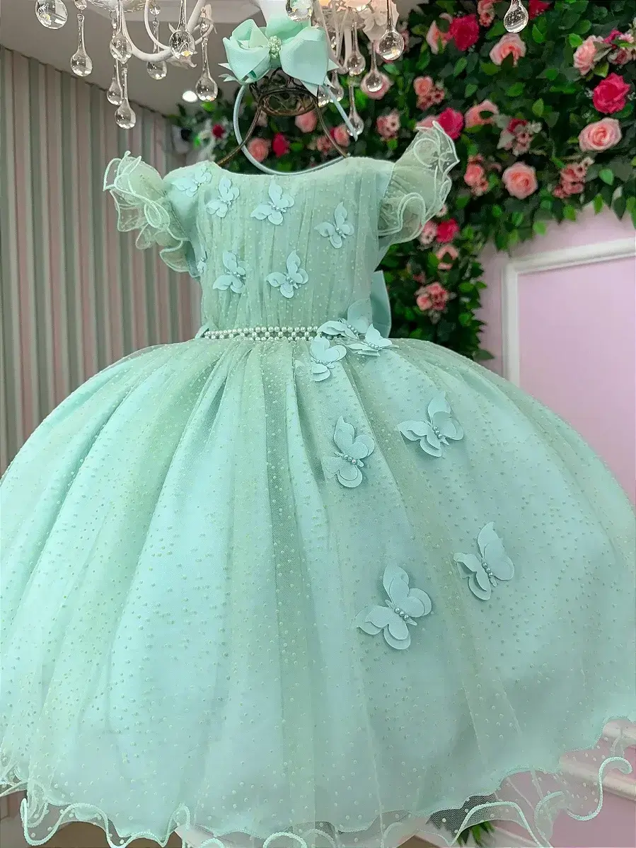Vestido maju verde menta, foto 5